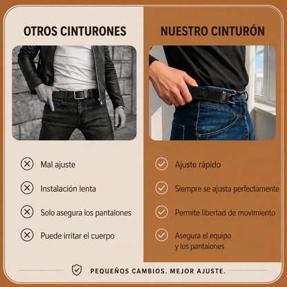 Cinturón sin hebilla